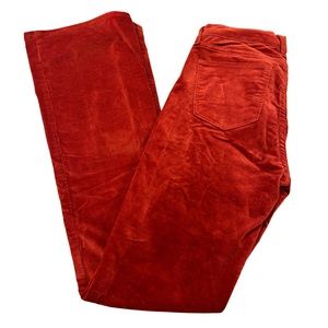 Gap size 2/26 Boot Cut Red corduroy pants